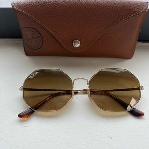Rayban Polarized Octagon Sunglasses